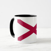 Mug Drapeau d'état de l'Alabama (Devant gauche)