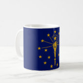 Mug Drapeau d'État de l'Indiana (Devant gauche)