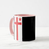 Mug Drapeau d'état de Míkmaq (Devant gauche)