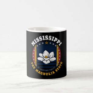 MUG DRAPEAU D'ÉTAT DE MISSISSIPPI MAGNOLIA