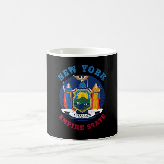 MUG DRAPEAU D'ÉTAT DE NEW YORK (Centre)