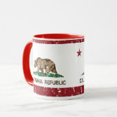 Mug Drapeau d'état de République de la Californie (Devant gauche)