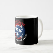 MUG DRAPEAU D'ÉTAT DE VOLONTAIRE TENNESSEE (Devant droit)