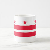 Mug Drapeau d'État de Washington DC (Centre)