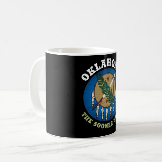 MUG DRAPEAU D'ÉTAT D'OKLAHOMA (Devant gauche)
