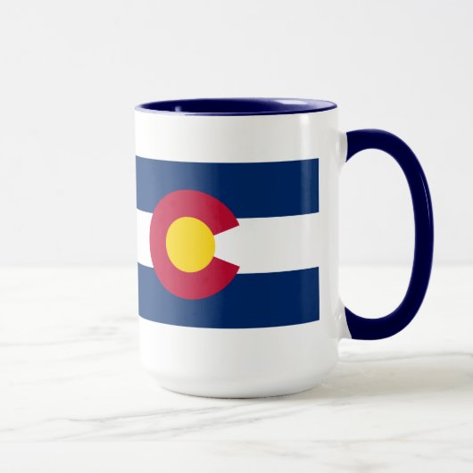 Mug Drapeau d'état du Colorado (Droite)