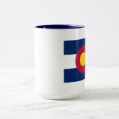 Mug Drapeau d'état du Colorado (Centre)