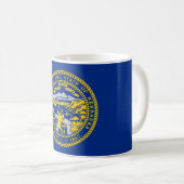 Mug Drapeau d'État du Nebraska (Devant droit)