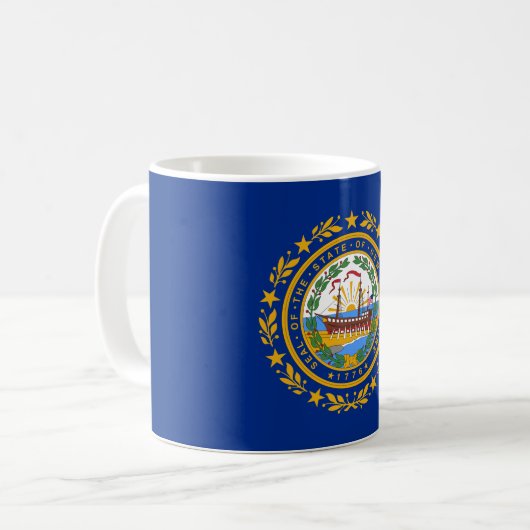 Mug Drapeau d'Etat du New Hampshire (Devant gauche)
