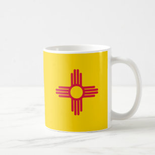 Mug Drapeau d'État du Nouveau-Mexique Zia Sun