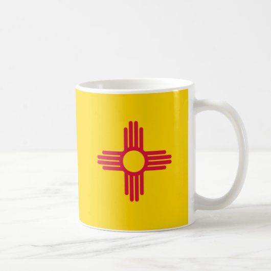 Mug Drapeau d'État du Nouveau-Mexique Zia Sun (Droite)