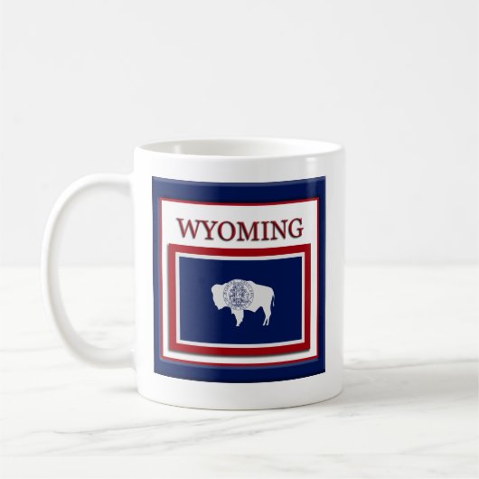 Mug Drapeau d'État du Wyoming (Gauche)