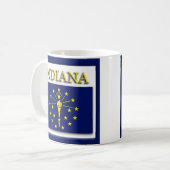 Mug Drapeau d'état Indiana (Devant gauche)