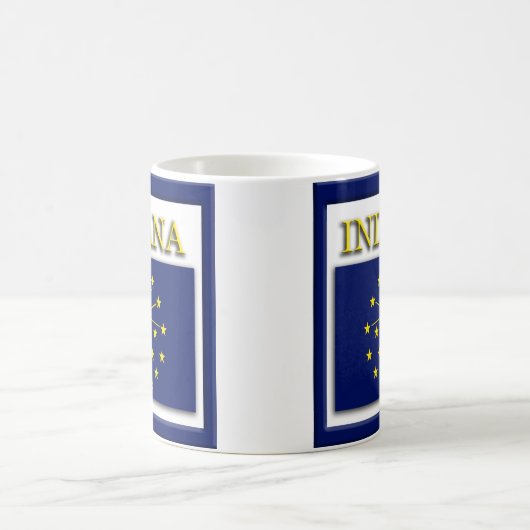 Mug Drapeau d'état Indiana (Centre)