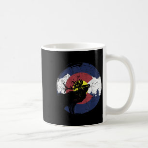 Mug Drapeau D'État Rétro Colorado Montagnes Rocheuses