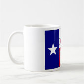 Mug Drapeau d'étoile solitaire texane (Gauche)