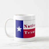 Mug Drapeau d'étoile solitaire texane (Gauche)