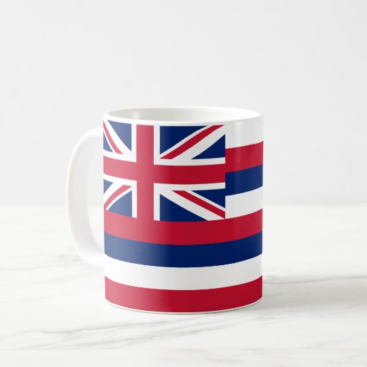 Mug Drapeau d'Hawaï (État des États-Unis) (Devant gauche)