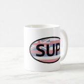 Mug Drapeau d'Hawaii Planche de Pagaie Debout (Devant droit)