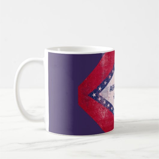 Mug Drapeau Diamant de l'Arkansas (Gauche)