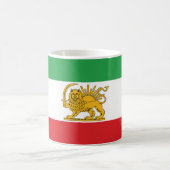 Mug Drapeau d'Iran Lion Et Soleil Shah d'Iran Drapeau (Centre)