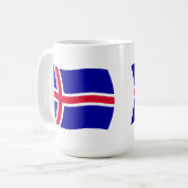 Mug Drapeau d'Islande (Devant gauche)