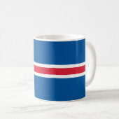 Mug Drapeau d'Islande (Devant droit)