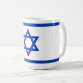 Mug Drapeau d'Israël (Devant droit)