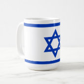 Mug Drapeau d'Israël (Devant gauche)