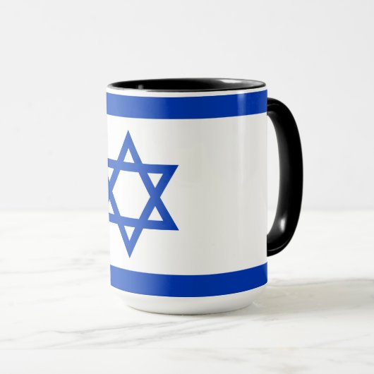 Mug Drapeau d'Israël (Devant droit)