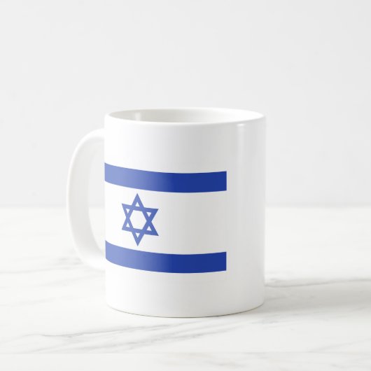 Mug Drapeau d'Israël (Devant gauche)