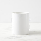Mug Drapeau d'Israël ruban noir (Centre)