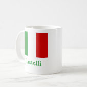 Mug Drapeau d'Italien de Castelli (Devant gauche)