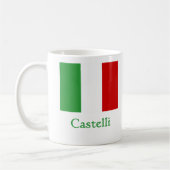 Mug Drapeau d'Italien de Castelli (Gauche)