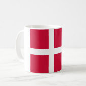 Mug Drapeau DK du Danemark (Devant gauche)