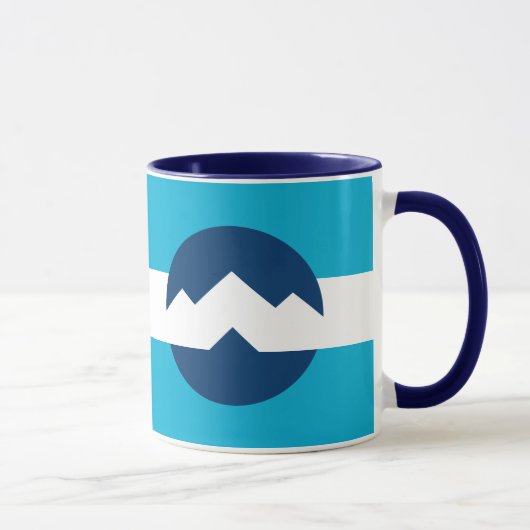 Mug Drapeau d'Ogden, Utah (Droite)
