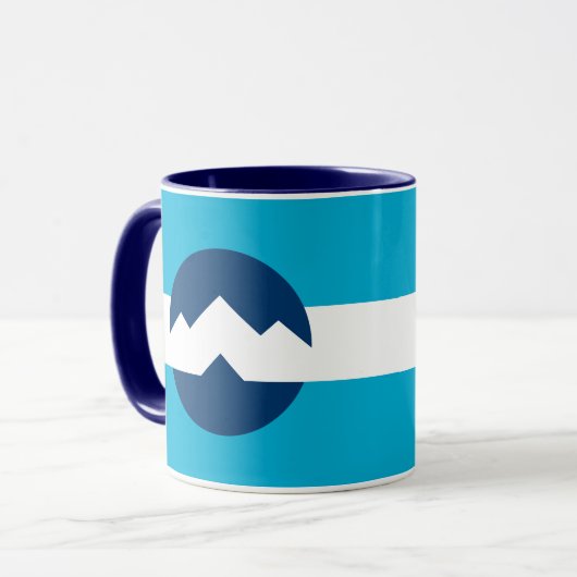 Mug Drapeau d'Ogden, Utah (Devant gauche)