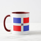 Mug Drapeau dominicain, drapeau dominicain (Gauche)