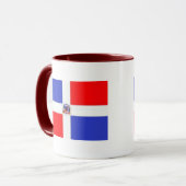 Mug Drapeau dominicain, drapeau dominicain (Devant gauche)