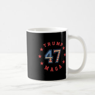 Mug Drapeau Donald Trump 2024 45 47 Mega Vintage-améri