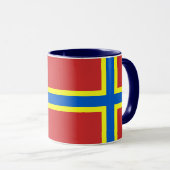 Mug Drapeau d'Orkney (Devant droit)