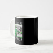 Mug Drapeau drôle de Saint Patrick pour rendre la Sain (Devant gauche)