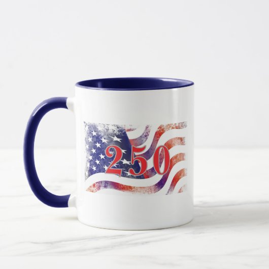 Mug Drapeau du 250e anniversaire des États-Unis (Gauche)