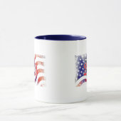 Mug Drapeau du 250e anniversaire des États-Unis (Centre)