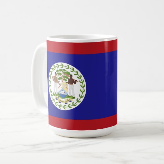 Mug Drapeau du Belize (Devant gauche)