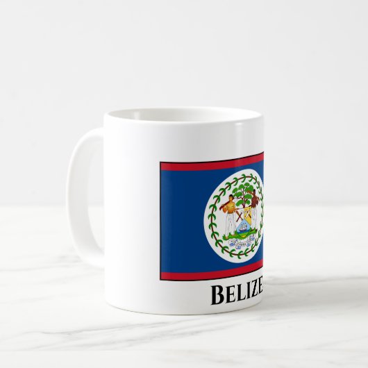 Mug Drapeau du Belize (Devant gauche)