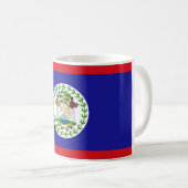 Mug Drapeau du Belize (Devant droit)