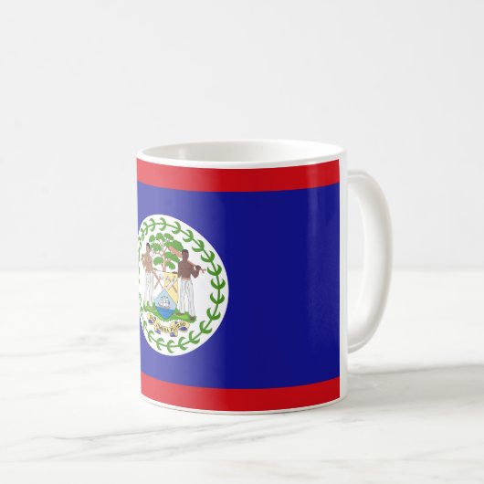 Mug Drapeau du Belize (Devant droit)