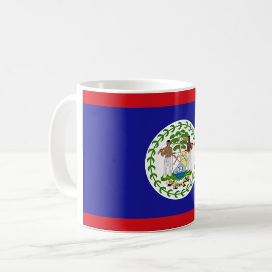 Mug Drapeau du Belize (Devant gauche)