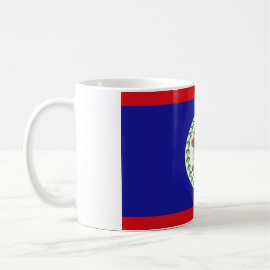 Mug Drapeau du Belize (Gauche)